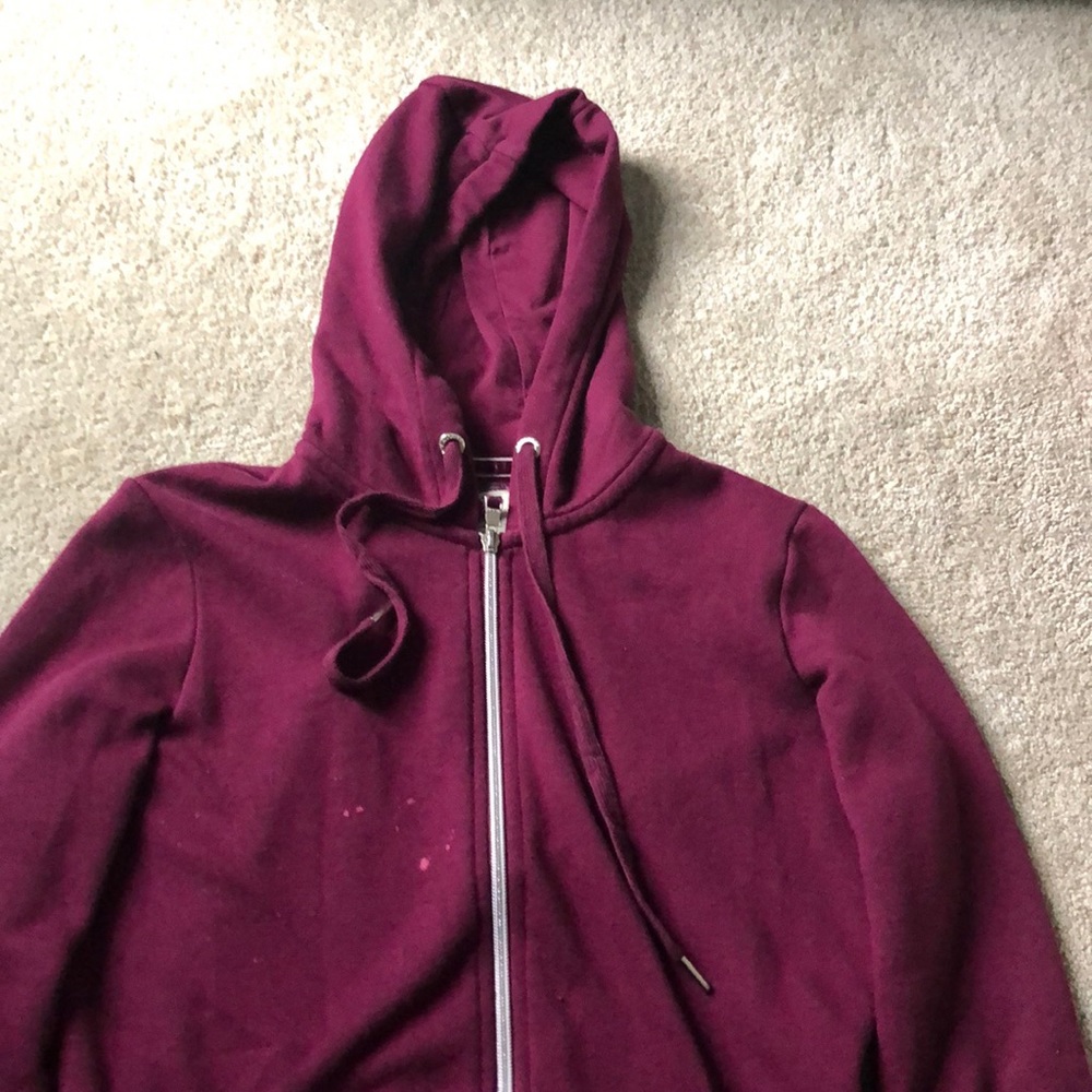A purple jacket